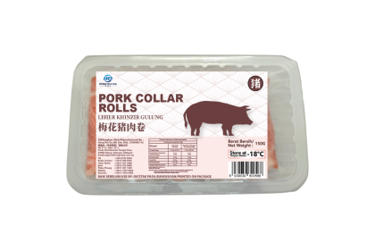 Hrd Pork Collar Rolls 梅花猪肉卷 150gm（VIP会员价：RM11.30）